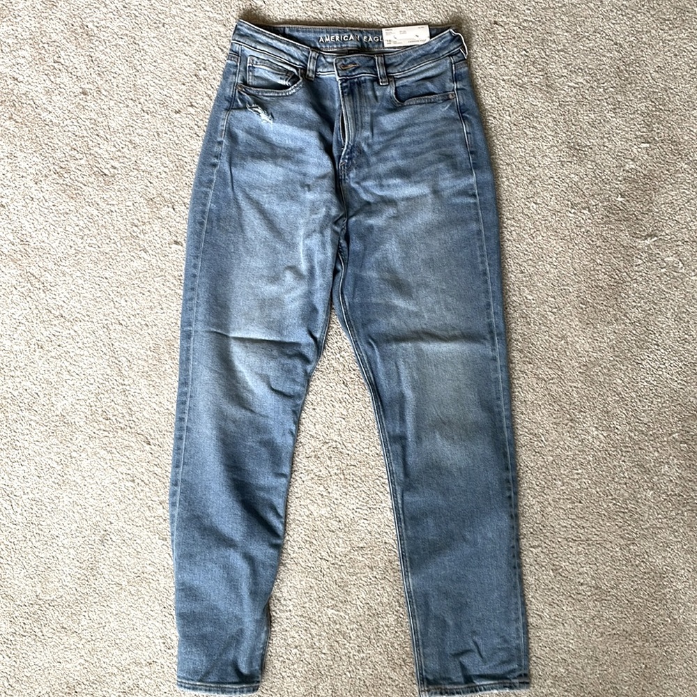 NWT American Eagle Stretch mom Jean 10L